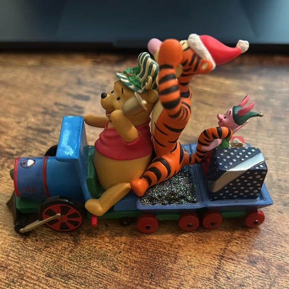 Lot of four Winnie the Pooh characters, Hallmark Christmas ornaments. ￼ - Picture 3 of 6